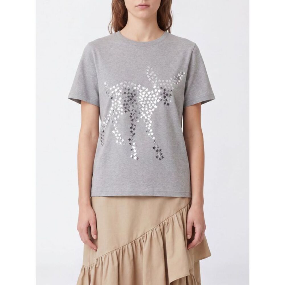 Jw Anderson Women All-Over Star Graphic Print Cotton T-Shirt Jw Anderson